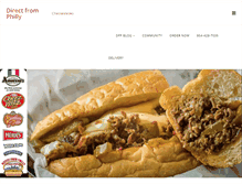 Tablet Screenshot of directfromphilly.com